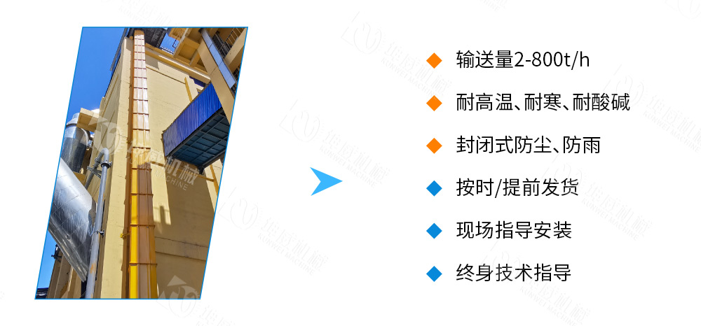 垂直大傾角皮帶機特點優勢